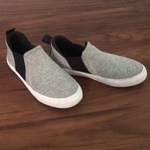Zara grey slip on sneakers